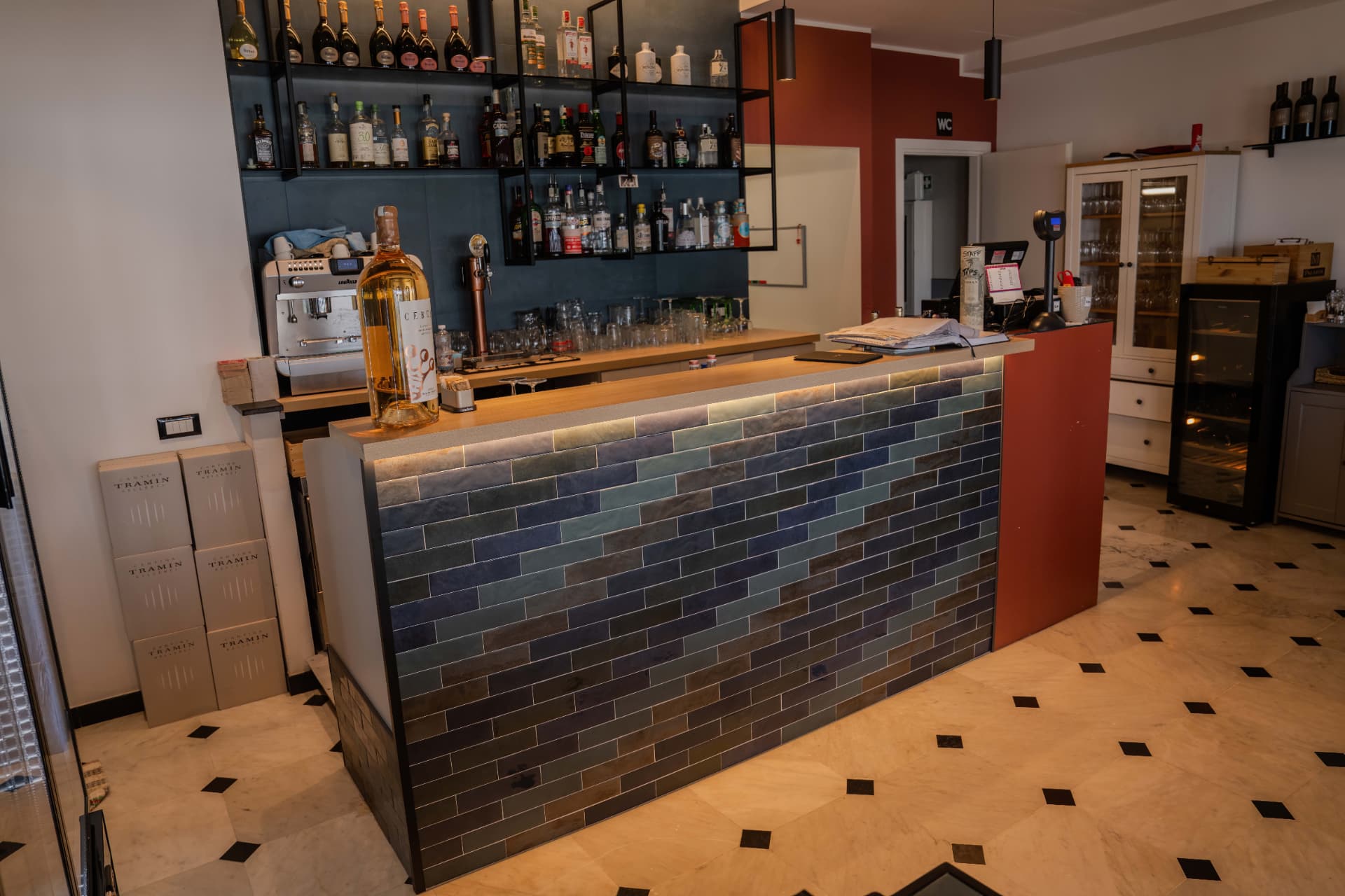 Il bancone del bistrot